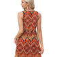 💖LAST DAY SALE 50% OFF💖Summer Printed V-Neck Sleeveless Beach Dress