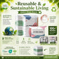 🥳2026 HOT SALE🥳💞50K+ SOLD!🧳💨 50% OFF! No‑Pump Vacuum Storage Bags – Press & seal, no pump needed. Saves 80% space, keeps clothes dry & dust‑free. Perfect for bulky bedding & off‑season gear. 🛏️🗄️