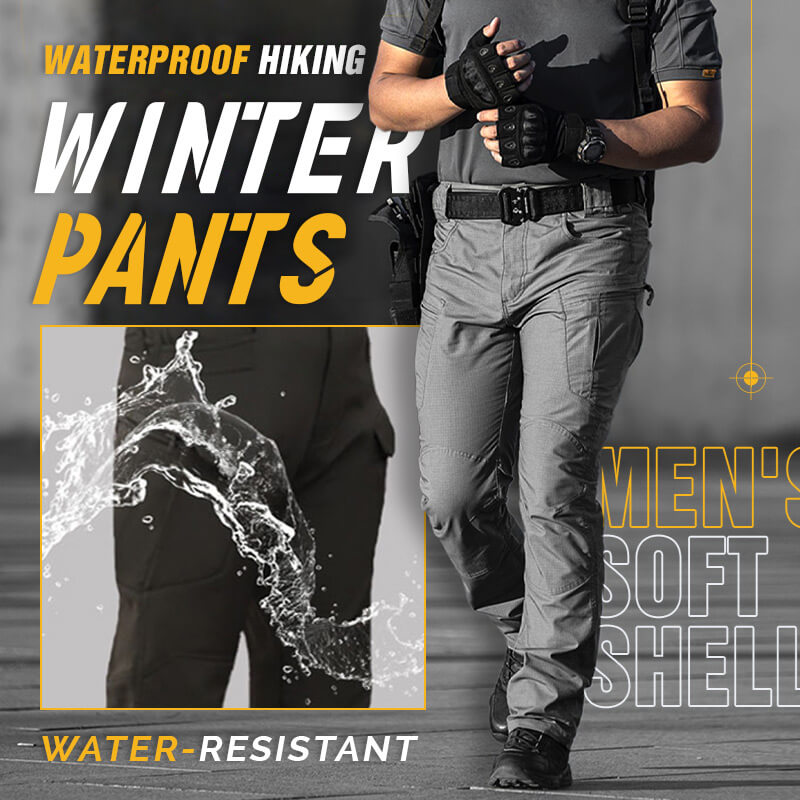 💪 Ultimate Men’s Winter Tactical Pants – Multi-Pocket, Waterproof, Warm & Built for Action!