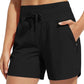 🌞Summer sale 50% DISCOUNT❄️Women's 5" Swim Board Shorts High Waisted Quick Dry Swimsuit Swimming Bottoms