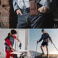 ⚡Big Discount | Waist Belt Cell Phone Pouch 📱 Multi-Pocket Leather Holster with Card Holder