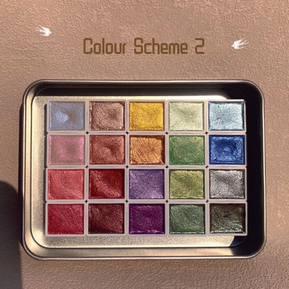 💥Black Friday Day 50% OFF🎅20 Colours Watercolor Painting Set🎨