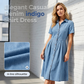 👗Women's Elegant & Casual Denim Shirt Dress – Effortless Everyday Chic ✨
