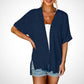 🔥Summer Hot Sale 50％ OFF🏳️‍🌈2025 New Stylish Flowy Short Sleeve Cardigan