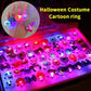 🔥🎃Spooky Season Hot Sale 50% OFF ‼️✨LED Light Halloween Glowing Ring 💍| Flashing Light‑Up Party Favor for Halloween Night👻