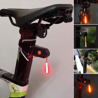 Ultra-Bright LED Bike Tail Light – USB Rechargeable Waterproof Rear Lamp for Safe Night Rides | 40 Lumens, 4 Light Modes, Easy Mount, Stylish Gift for Cyclists