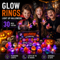 🔥🎃Spooky Season Hot Sale 50% OFF ‼️✨LED Light Halloween Glowing Ring 💍| Flashing Light‑Up Party Favor for Halloween Night👻