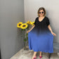 🔥🌷Big Promotion 50% OFF👗Italy Casual Gradient Tie-dye Long Dress
