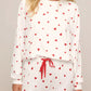 Women's Valentine's Day Heart Loungewear Two-piece Set (Buy 2 Free Shipping)