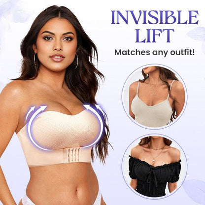 50% Off New Products Hot Sale🔥🔥Breathable Non-Slip Strapless Front Buckle Push-Up Bra