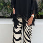 📢📢50% OFF !! ⏰Wemon's Elegant Flowy Top & Printed Pants Set