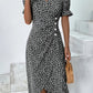 🌷50% OFF🍃Women's floral v-neck printed dress
