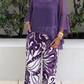 📢📢50% OFF !! ⏰Wemon's Elegant Flowy Top & Printed Pants Set