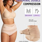 Plus-Size High-Waist Cross Tummy Control Panties