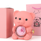⏰🌹Valentine's Day Surprise Sale 68% OFF!!💝Cute Teddy Bear with Preserved Rose--Necklace📿+Eternal Rose🌹+Teddy Bear🧸