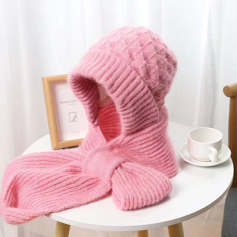 🎄Christmas Sale-50% OFF🎁Winter Versatile Knitted Hooded Scarf For Women
