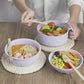 Multifunctional Ramen Bowl Set with Water Filter Bowl