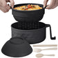 Multifunctional Ramen Bowl Set with Water Filter Bowl