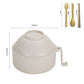 Multifunctional Ramen Bowl Set with Water Filter Bowl