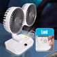⏳Time-limited Special⏰Desktop Oscillating Dual Head Fan🌬️ Powerful, Silent, Versatile😎