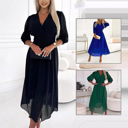 ❤️‍🔥Hot Sale-50% Off🌺Lightweight chiffon V-neck dress