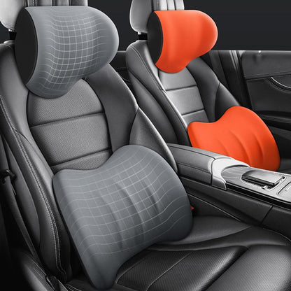 🔥Half price offer Ergonomic headrest and lumbar cushion for car seats🚗