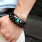 🔥Hot Sales - 49% OFF🔥Luminous 12 Constellations Bead Leather Woven Bracelet - Great Gift