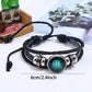 🔥Hot Sales - 49% OFF🔥Luminous 12 Constellations Bead Leather Woven Bracelet - Great Gift