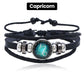 🔥Hot Sales - 49% OFF🔥Luminous 12 Constellations Bead Leather Woven Bracelet - Great Gift