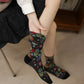 Buy 2 get 2 free  🎉✨Women‘s Vintage Embroidered Floral Socks