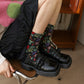 Buy 2 get 2 free  🎉✨Women‘s Vintage Embroidered Floral Socks