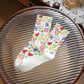 Buy 2 get 2 free  🎉✨Women‘s Vintage Embroidered Floral Socks