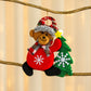 Christmas Santa Claus & Deer Decoration Pendant