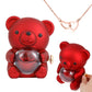 ⏰🌹Valentine's Day Surprise Sale 68% OFF!!💝Cute Teddy Bear with Preserved Rose--Necklace📿+Eternal Rose🌹+Teddy Bear🧸