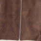 Women's Long-Sleeve Zip Up Faux Leather Jacket