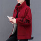 [ideal gift] Women's Standing Collar Fluff Jacket