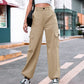 Women's High-Waist Multiple Pocket Cargo Pants