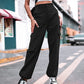 Women's High-Waist Multiple Pocket Cargo Pants