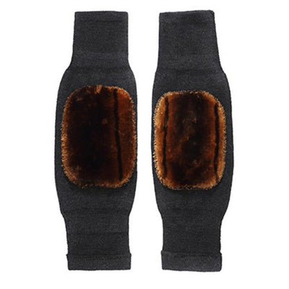 🔥Universal Cold Protection Thickened Faux Furred Knee Pads