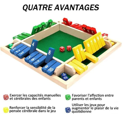 🎉FUN FAMILY GAMES - Shut The Box Board Game