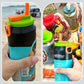 Beverage can lid with straw for children