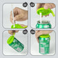 Beverage can lid with straw for children