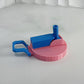 Beverage can lid with straw for children