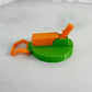 Beverage can lid with straw for children