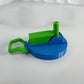 Beverage can lid with straw for children