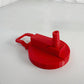 Beverage can lid with straw for children