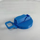 Beverage can lid with straw for children