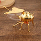 Creative retro honey jar in the shape of a bee