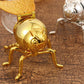 Creative retro honey jar in the shape of a bee