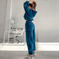 Women's Casual Hoodie & Pants 2-Piece Set